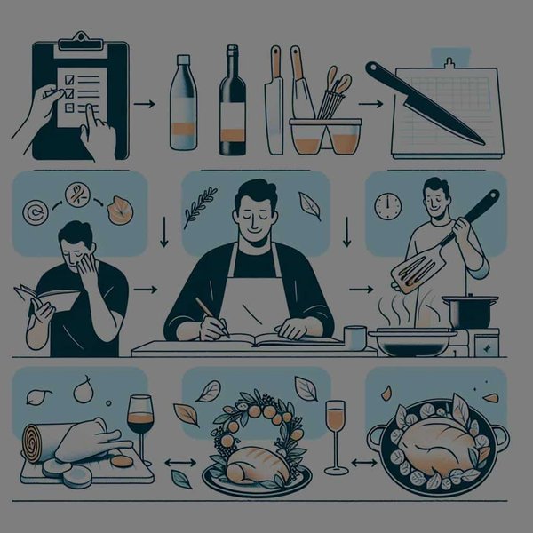 Quelles sont les étapes clés pour préparer un repas de fête en avance et sans stress?