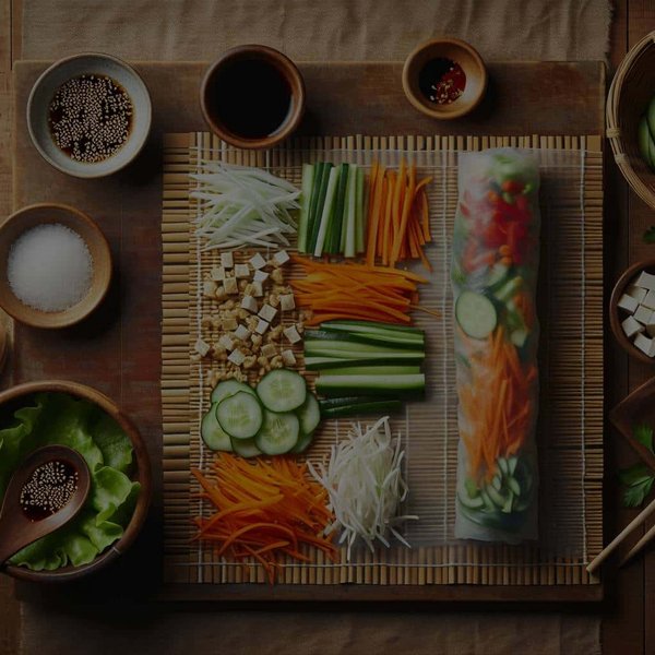 Comment faire des rouleaux de printemps végétariens avec une sauce dip minceur?
