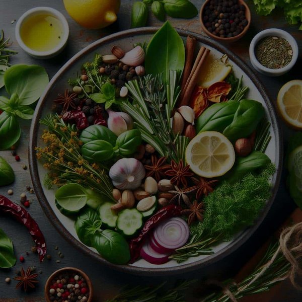 Quelles sont les herbes aromatiques favorisant la digestion dans une salade minceur?