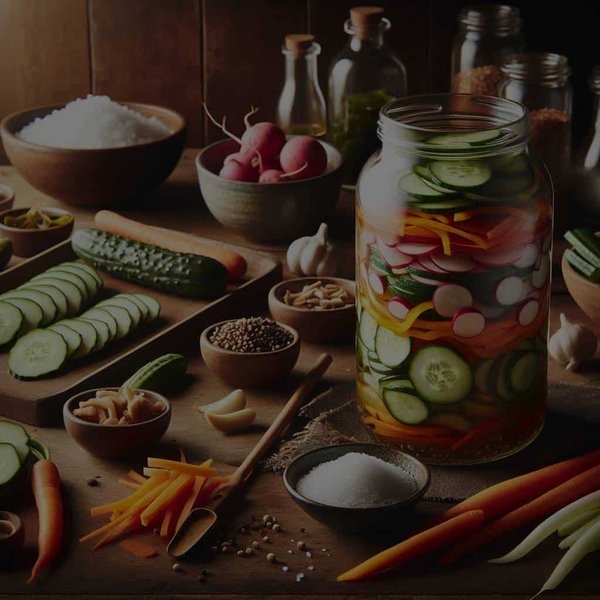 Comment faire des pickles de légumes croquants à l'asiatique ?